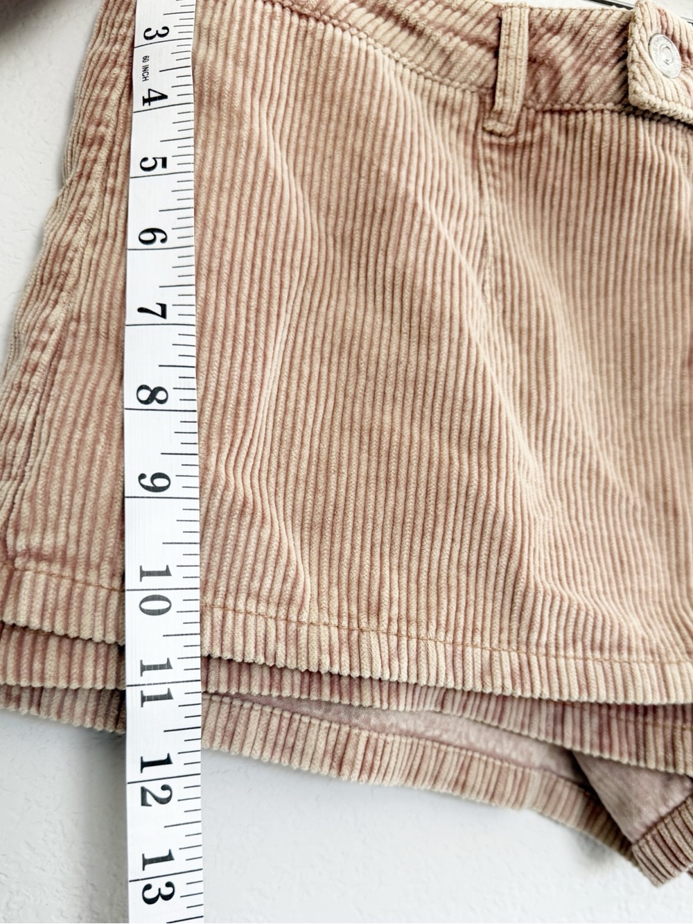Free People We The Free Gallivanting Cord Skort in Beige Dusty Rose - Picture 7 of 7